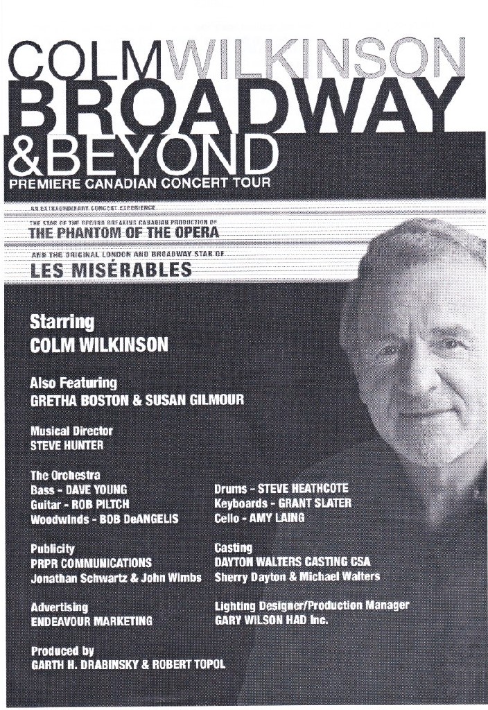 Colm Wilkinson – Broadway & Beyond